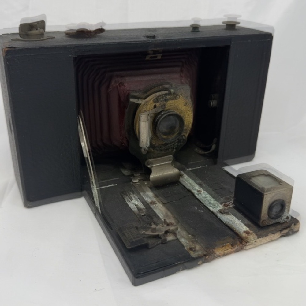 Antique Kodak Bausch & Lomb Folding Bellows canra for display or parts